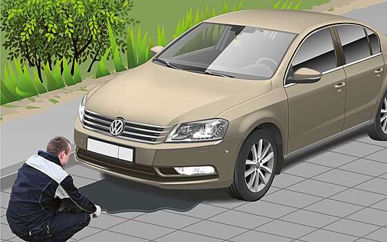 Под автомобилем образовалась лужа — что это может быть?