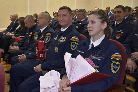 Донским спасателям вручили областные награды
