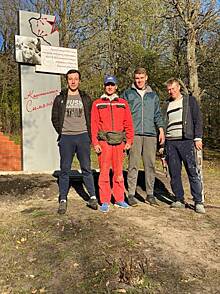 В Курской области волонтеры восстанавливают памятники за свой счет