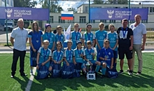 Юные футболистки из Камышина взяли серебро в финале турнира «Кожаный мяч»