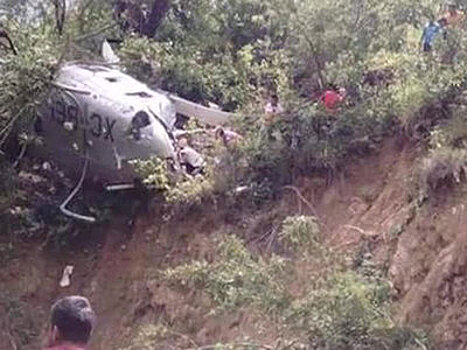Вертолет с гуманитарной помощью разбился в Мексике