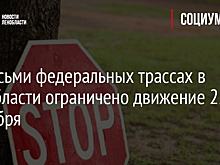 На восьми федеральных трассах в Ленобласти ограничено движение 22 сентября