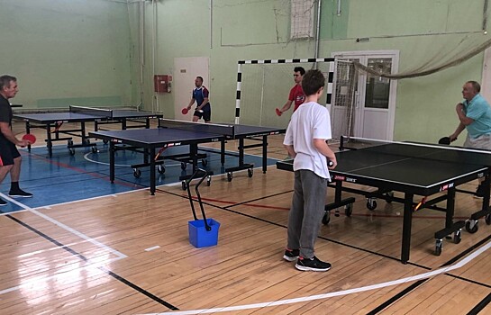 Соревнования по настольному теннису провели в Вороновском