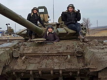 Крымчанки впервые приняли участие в женском танковом биатлоне