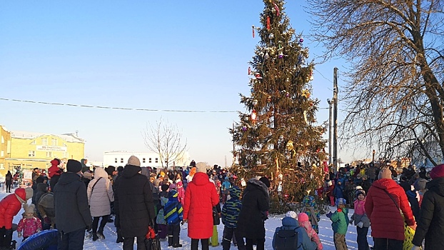 Баранов организовал новогоднее представление для детей