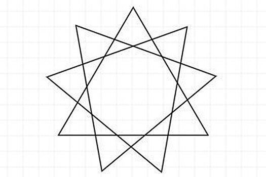 Только 1% людей может сосчитать все треугольники