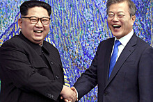 Ким Чен Ын встретился с Мун Чжэ Ином