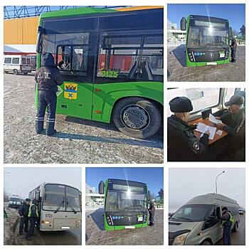 В Оренбурге 10 пассажирских автобусов нарушали ПДД