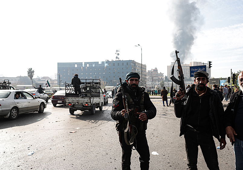 Противники режима Башара Асада в городе Хама