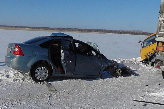 В Зауралье Ford влетел в КамАЗ - четверо погибших