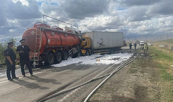 После массового ДТП под Волгоградом виновник заплатит штраф за разлив нефтепродуктов