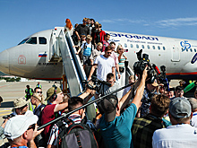 Аэропорт Геленджика принял первый рейс после трехлетнего перерыва