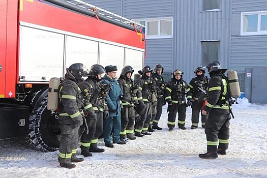 На базе завода «Милорем» в Мичуринске прошли масштабные пожарно-тактические учения