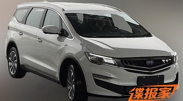 Опубликованы шпионские фото нового минивэна Geely