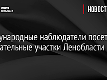 Международные наблюдатели посетят избирательные участки Ленобласти