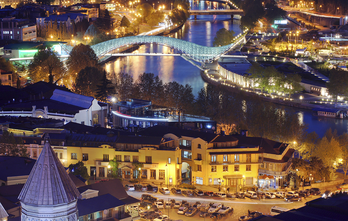 Мост Мира, Тбилиси, Грузия, Европа