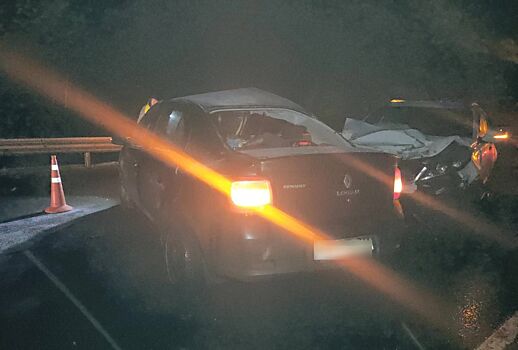 Гололед на костромской трассе отправил водителя в больницу