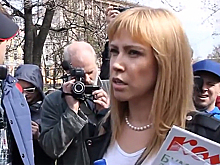 Марию Баронову оштрафовали за акцию «Открытой России» «Надоел»