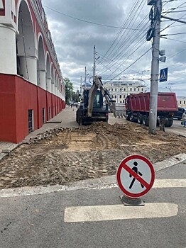 В Калуге площадь Старый торг отремонтируют к концу июня