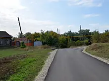 В Богатовском районе заасфальтировали дорогу