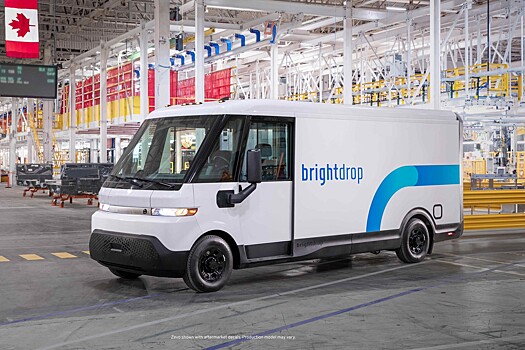 GM начала массовое производство электрических фургонов BrightDrop Zevo 600