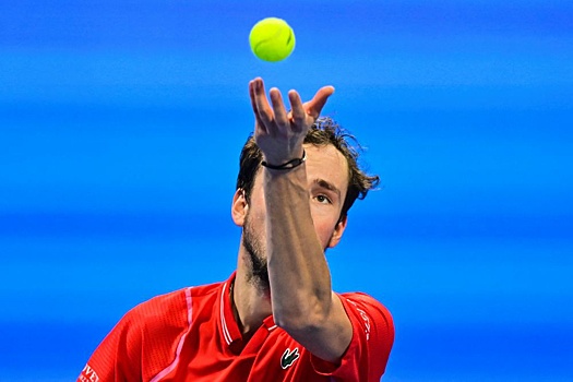 Российский теннисист Даниил Медведев получил сокола за победу в Катаре