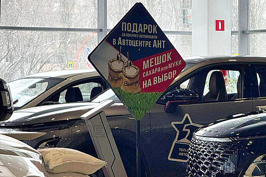Дилеры начали выдавать покупателям китайских автомобилей мешок сахара