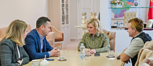 Алена Сокольская провела встречу с директором филиала «Почти России» в МО Сергеем Бритвиным
