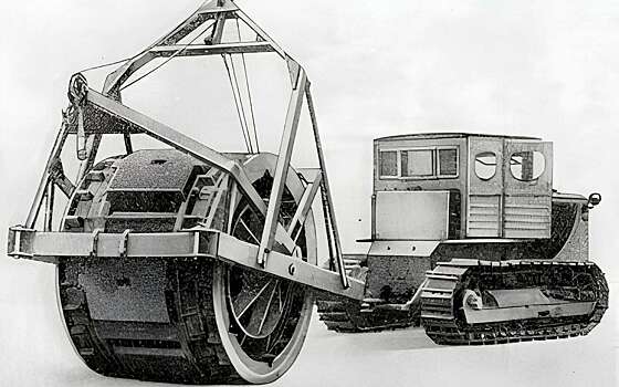 Как этот монстр помогал при строительстве аэродромов? Очень интересный принцип работы