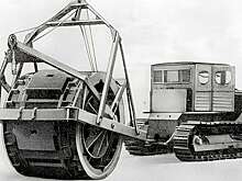 Как этот монстр помогал при строительстве аэродромов? Очень интересный принцип работы