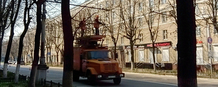 В Воронеже стартовал демонтаж троллейбусной линии на Мира