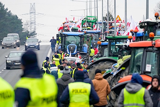 В Польше фермеры заявили о намерении продолжать протесты