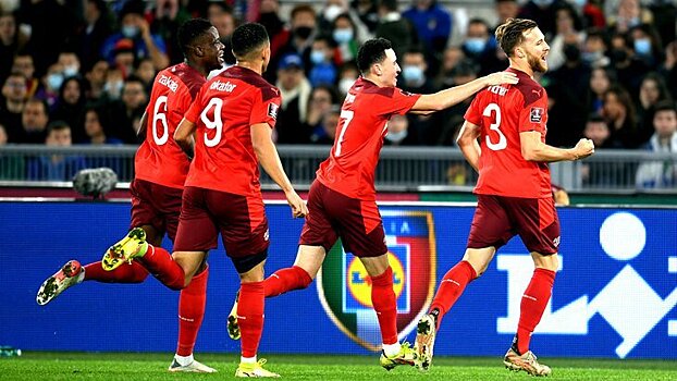 Швейцария разгромила Болгарию и вышла на ЧМ-2022 с первого места, опередив Италию