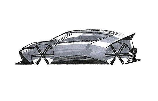 Hyundai показала тизер электрокара Ioniq THREE