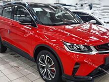 В Россию привезли новый кроссовер Geely