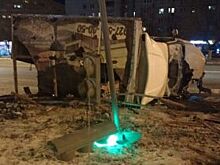 На севере Волгограда перевернулась «Газель», пострадал один человек