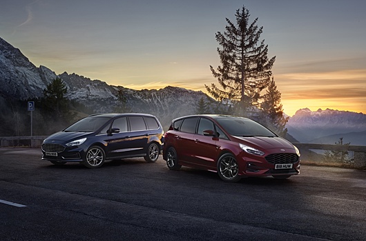 Минивэны Ford S-Max и Galaxy стали гибридами