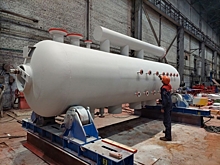В Екатеринбурге создан гигантский барабан конденсатора для лидера производства газовой серы
