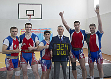 Сборная Вооруженных Сил РФ установили рекорд мира в гиревой эстафете на Военно-спортивных играх СНГ