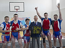 Сборная Вооруженных Сил РФ установили рекорд мира в гиревой эстафете на Военно-спортивных играх СНГ