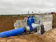 Под Железногорском завершили замену аварийного участка водовода «Береза»