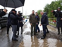 Демешин устроил разнос подрядчикам и местным властям за разбитую дорогу в Хабаровском районе