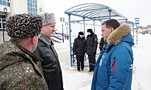 Дмитрий Кобылкин встретился во время учений с личным составом подразделения Росгвардии