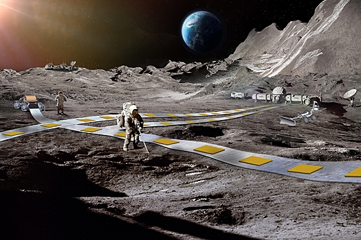 Ученые предложили запустить на Луне левитирующий робопоезд