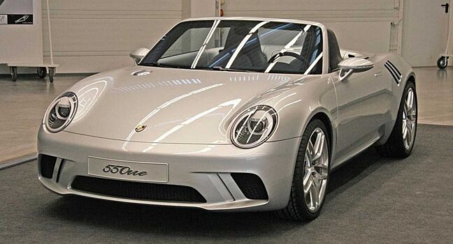 Изображения спортивной версии Porsche 550one в ретро-стиле появились в Сети