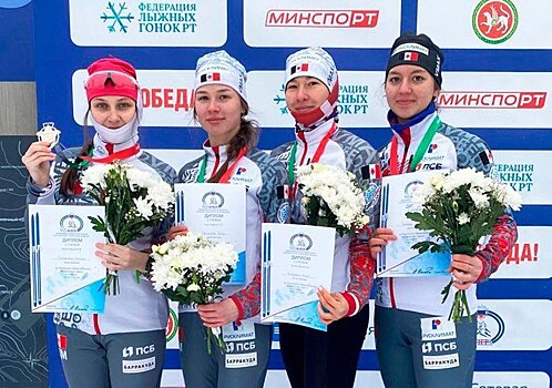 Спортсмены из Удмуртии взяли серебро в командном зачёте на чемпионате ПФО по лыжным гонкам