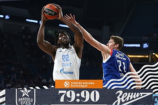 Баскетболисты «Зенита» в гостях обыграли чемпиона Евролиги