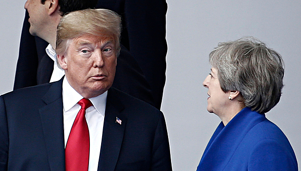 Трамп в Великобритании: два дня на звонки, встречи и игру в гольф