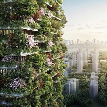 Жилые дома с настоящими деревьями на балконах: новый тренд