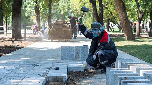 Благоустройство улиц стартовало во Внукове